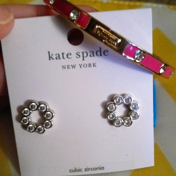 Authentic Kate Spade Earrings and Bracelet Set!